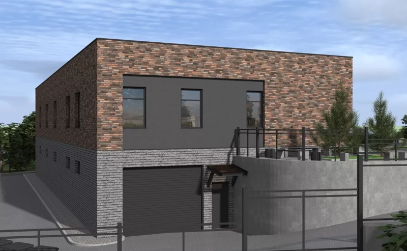 Проект административного здания на ул. Гоголя, 219. СК «Вертикаль»