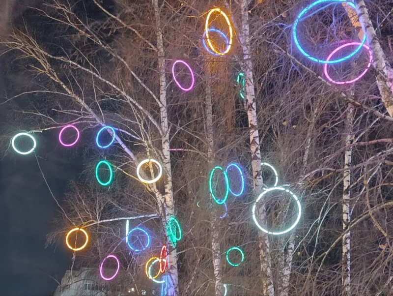 Новогодний Барнаул.  Пресс-служба мэрии Барнаула