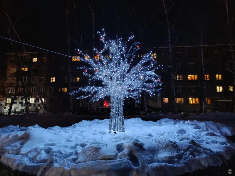 Новогодний Барнаул.  Пресс-служба мэрии Барнаула