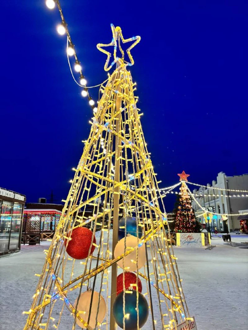 Новогодний Барнаул.  Пресс-служба администрации Центрального района Барнаула