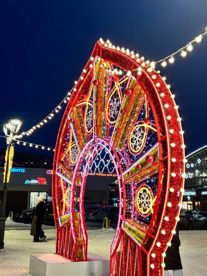 Новогодний Барнаул.  Пресс-служба администрации Центрального района Барнаула