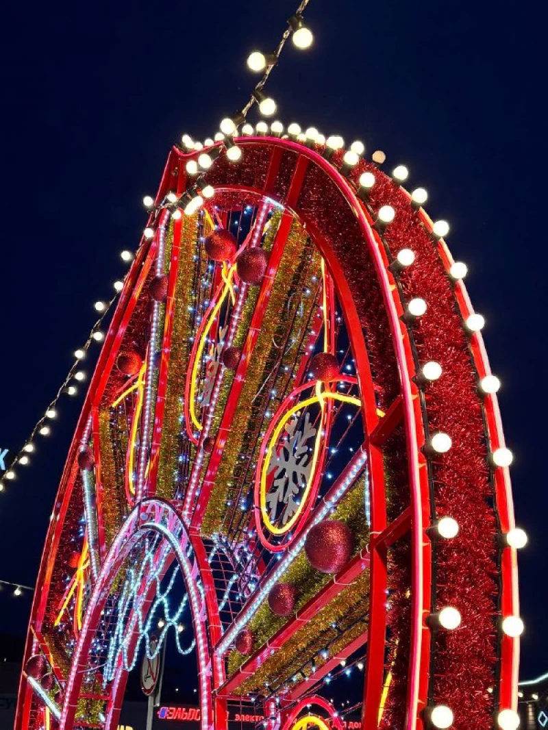 Новогодний Барнаул.  Пресс-служба администрации Центрального района Барнаула