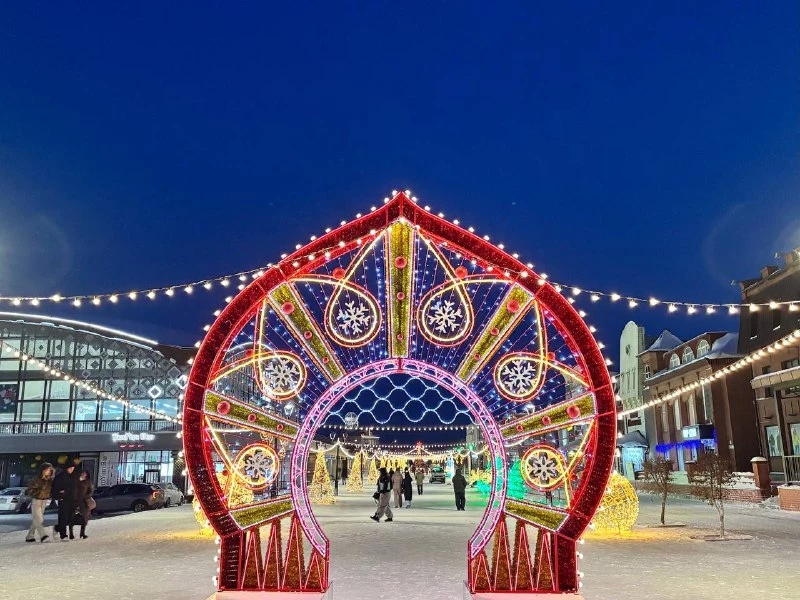 Новогодний Барнаул.  Пресс-служба администрации Центрального района Барнаула