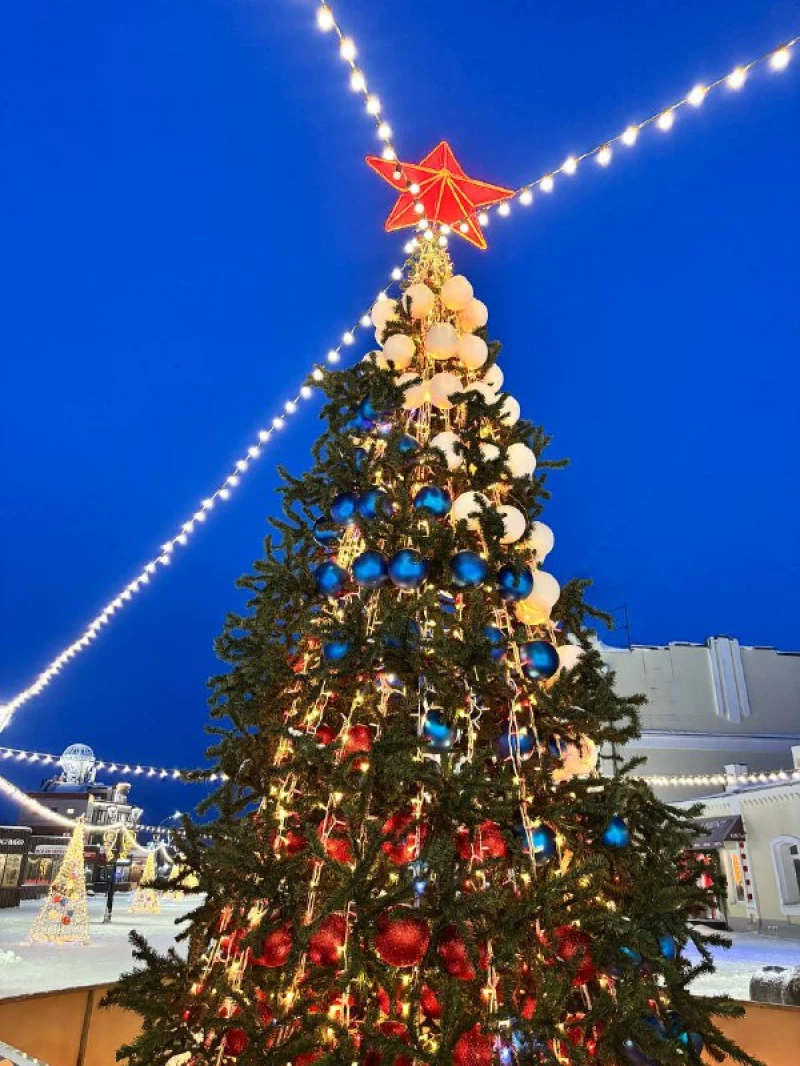 Новогодний Барнаул.  Пресс-служба администрации Центрального района Барнаула