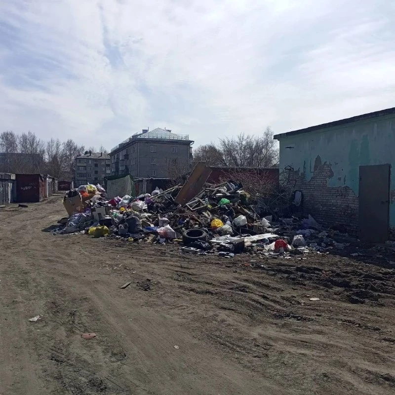 Переполненные контейнеры Новоалтайск. Город Новоалтайск 