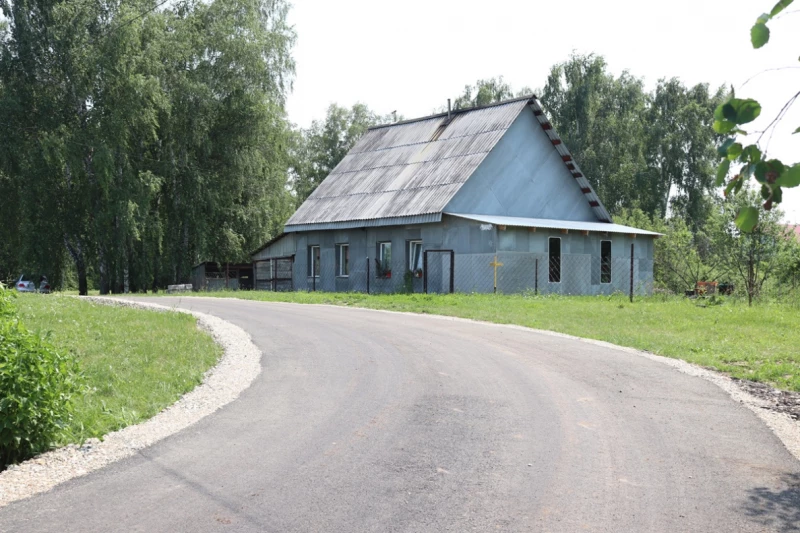 В барнаульском поселке отремонтировали участок улицы Мэрия Барнаула